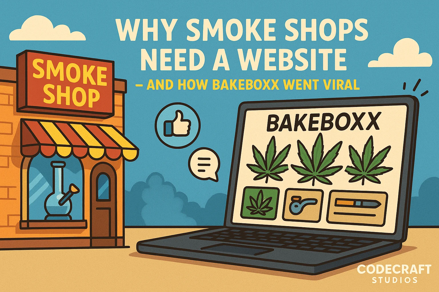 Why Smoke Shops Need a Website — And How BakeBoxx Went Viral
