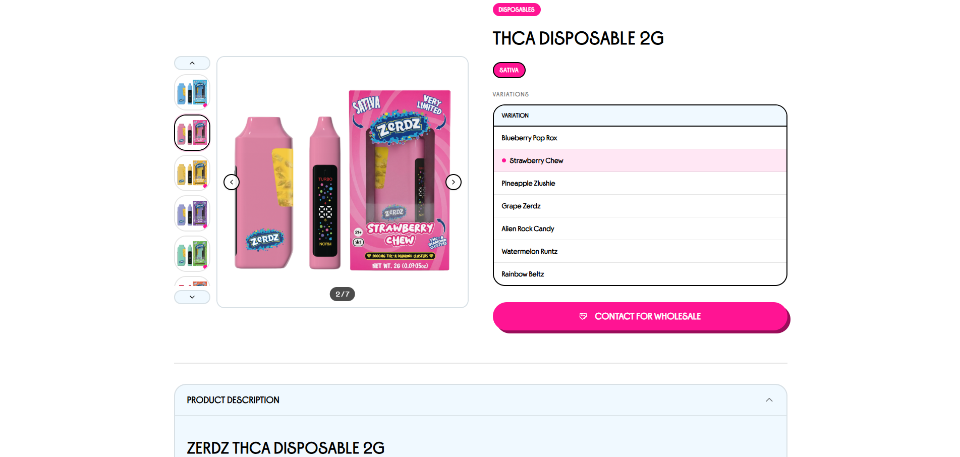 Product Page