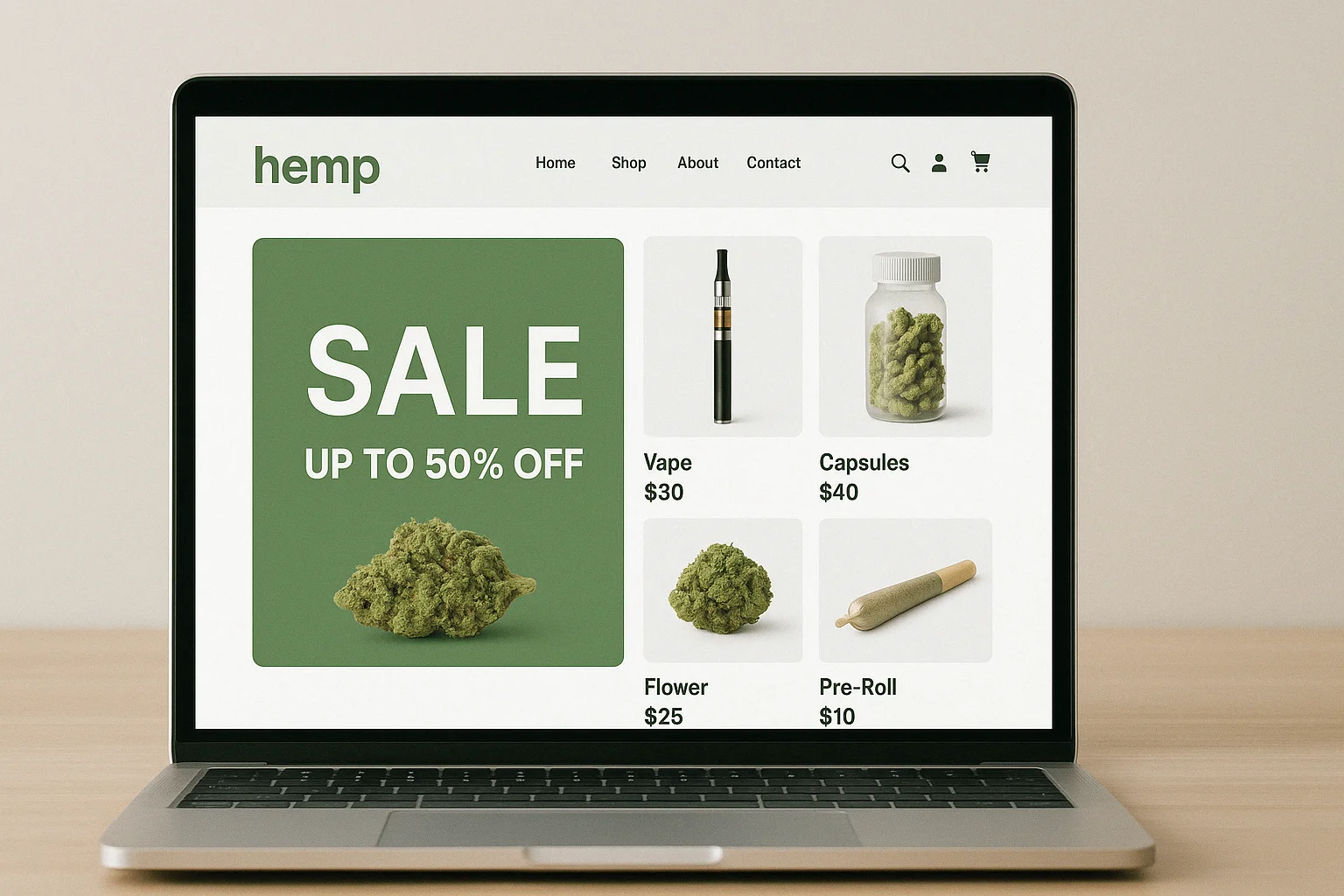 Hemp Compliant E-Commerce
